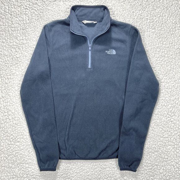 The North Face Fleece Pullover Women’s Small Blue Polartec 1/4 Zip Outdoor Warm - Picture 1 of 8